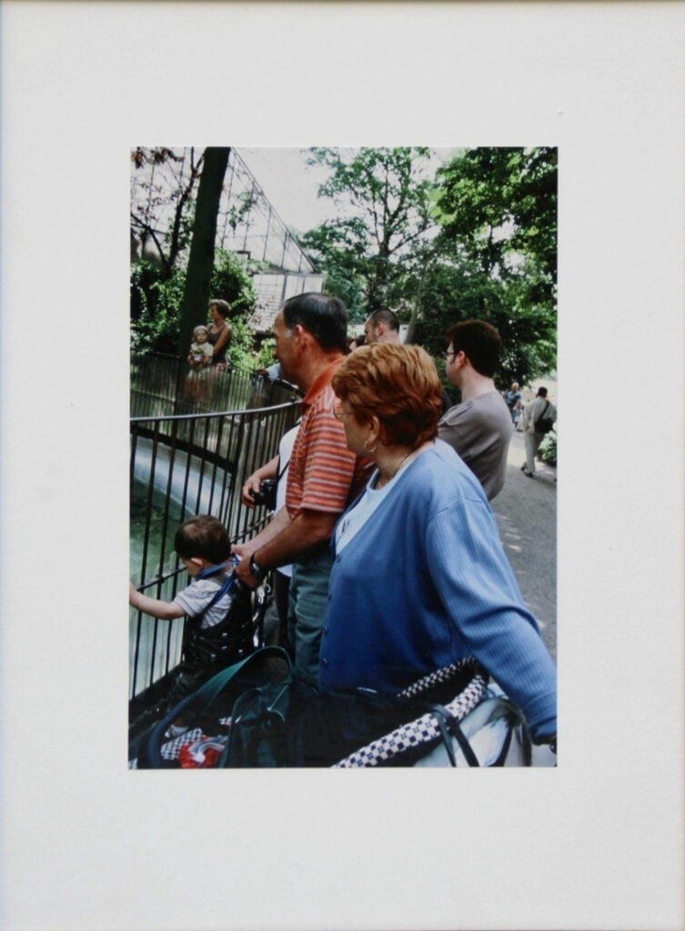 Dan Graham, Family in Antwerp Zoo, 2003