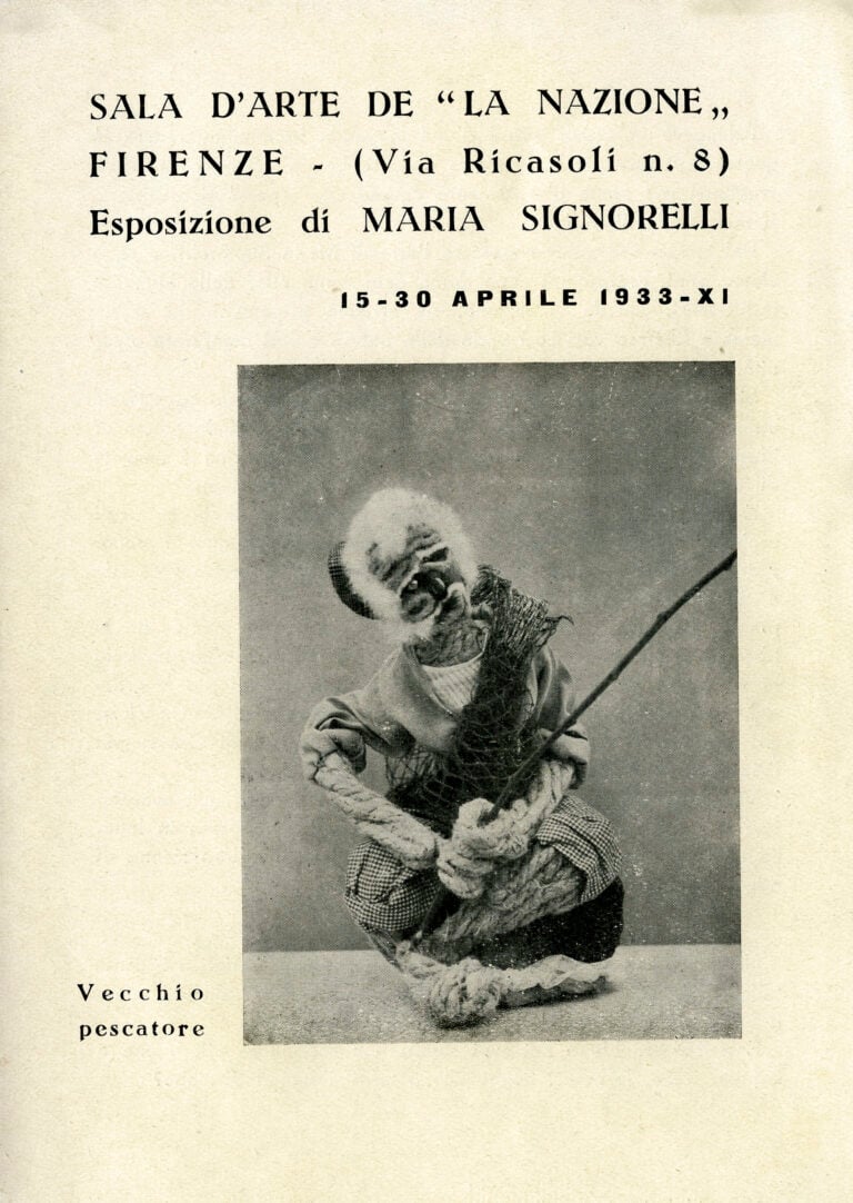 Depliant della mostra presentata da Giuseppe Ungaretti, 1933