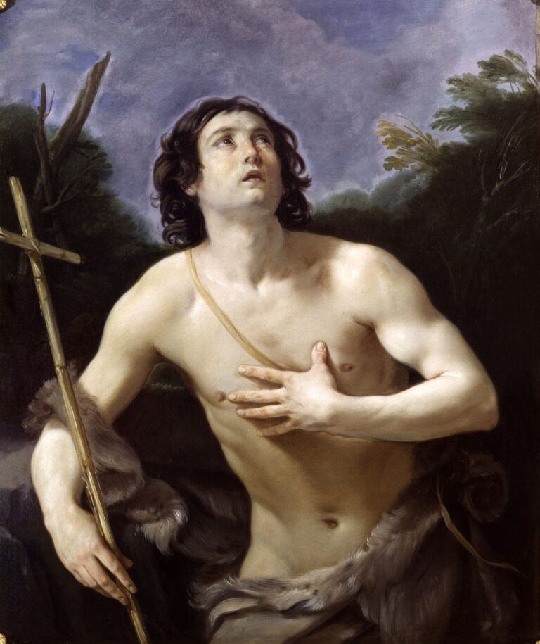 Guido Reni, San Giovanni Battista, 1632 – 1637, olio su tela, 112 x 94,5 cm, Torino, Musei Reali – Galleria Sabauda