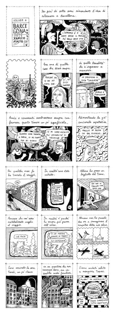 Il fumetto di Enrico Pinto per Artribune