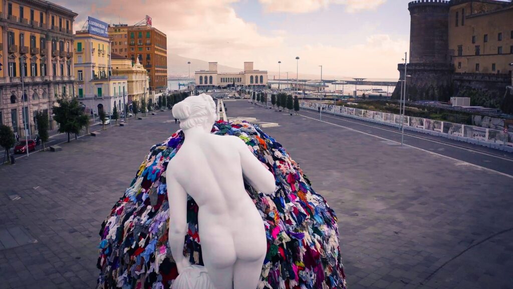 Inaugurazione della Venere degli stracci a Napoli