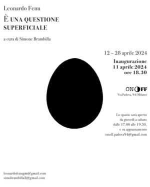 Leonardo Fenu - È una questione superficiale