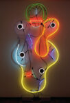 Keith Sonnier, Novacella, 2024, WATER LIGHT FESTIVAL. Photo Zumtobel