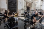 Latai Taumoepeau, Deep Communion sung in minor, 2024, Re-Stor(y)ing Oceania, installation view at Ocean Space, Venezia. Photo Giacomo Cosua
