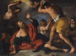 luca giordano 22lapidazione di san paolo22 1660 1665 pedrengo bergamo chiesa di santevasio vescovo e martire All'Accademia Carrara di Bergamo il rapporto d'arte tra la città lombarda e il Viceregno di Napoli