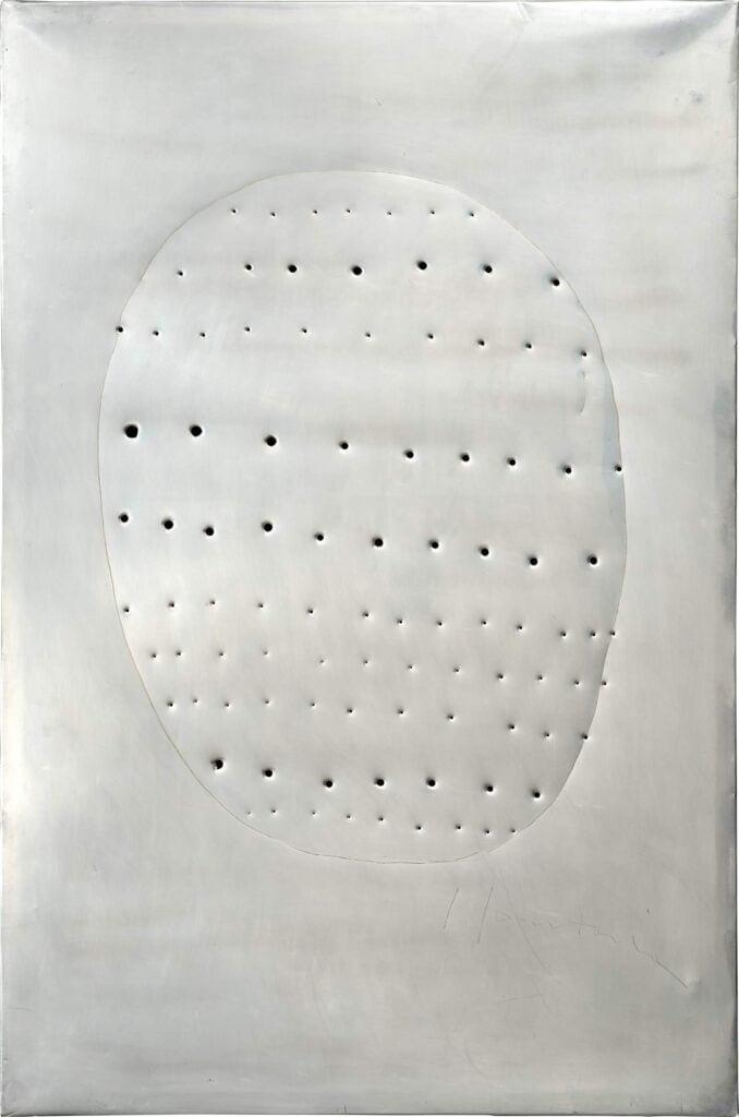 Lucio Fontana, Concetto Spaziale, 1964-65. Courtesy Sotheby's