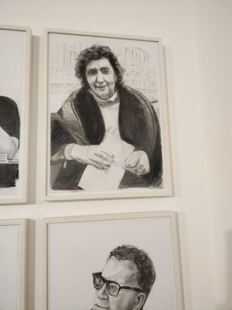 Massimo Arduini, Poeti sul Muro, installation view at Blocco 13, Roma, 2024