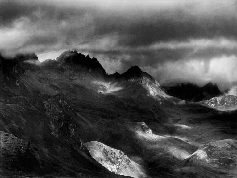 Michele Pellegrino, Valle Maira, pressi della Gardetta, 1992 © Fondazione Cassa di Risparmio di Cuneo