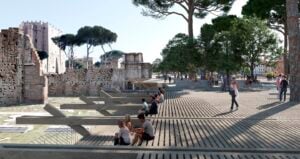 Gli architetti di Labics trasformano i percorsi pedonali dei Fori Imperiali a Roma