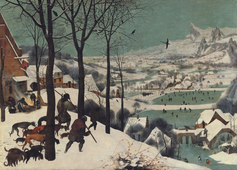 Pieter Bruegel il Vecchio, Cacciatori nella neve, 1565