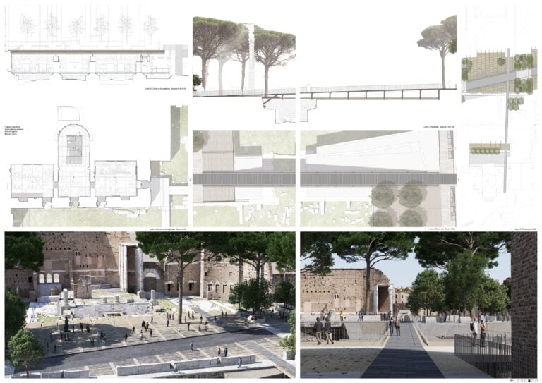 Labics, Progetto per la Nuova Passeggiata dei Fori Imperiali, render