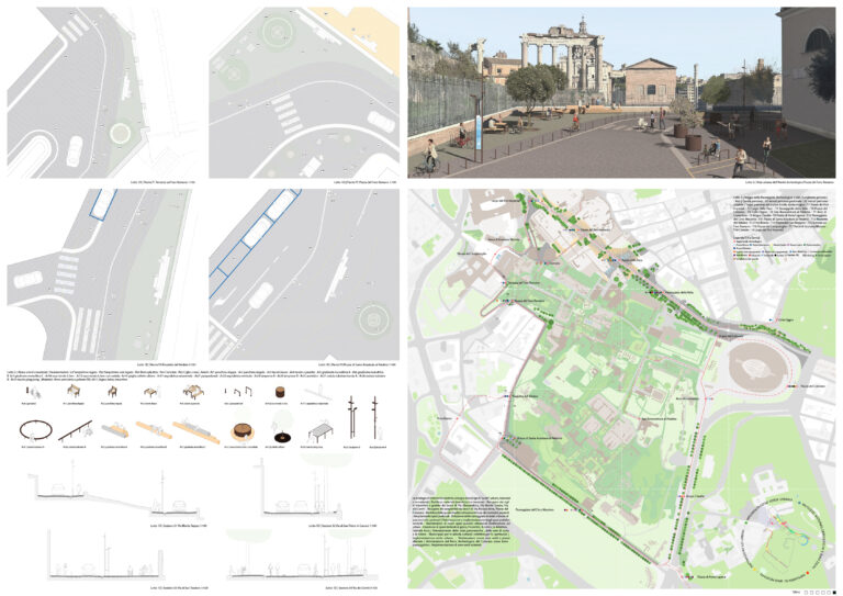 Labics, Progetto per la Nuova Passeggiata dei Fori Imperiali, render