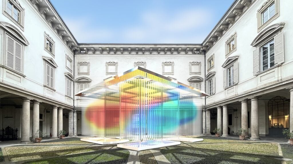 Tra arte e scienza l’azienda Elica al Fuorisalone di Milano con un’opera dello studio di design giapponese we+