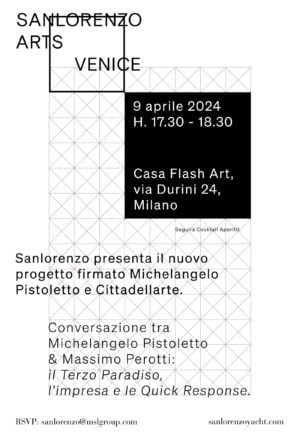 Presentazione Michelangelo Pistoletto x Sanlorenzo