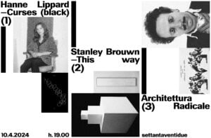 Stanley Brouwn / Architettura Radicale / Hanne Lippard