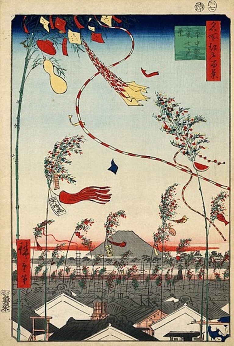 utagawa hiroshige tanabata ca 1856 Hiroshige, Tamburi e McWilliams si sfidano in una mostra a Roma