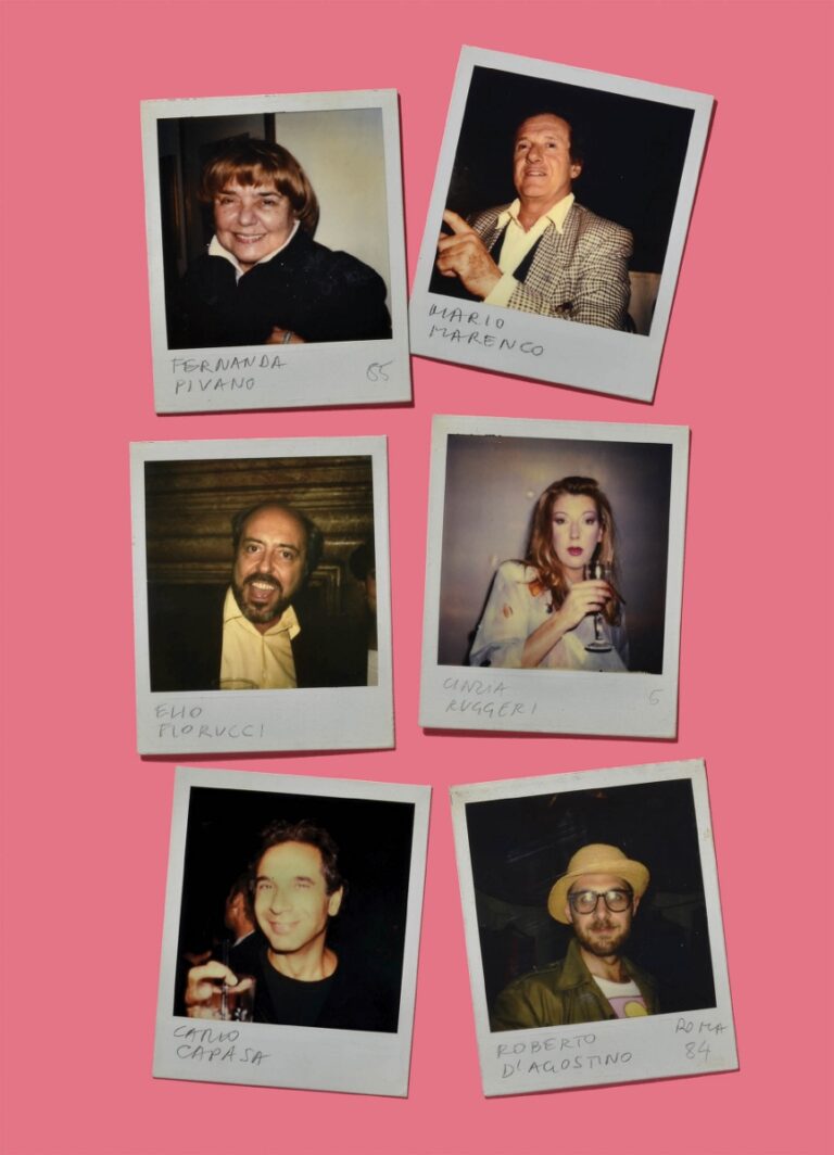 Fernanda Pivano, Elio Fiorucci, Carlo Capasa, Mario Marenco, Cinzia Ruggeri, Roberto D’Agostino