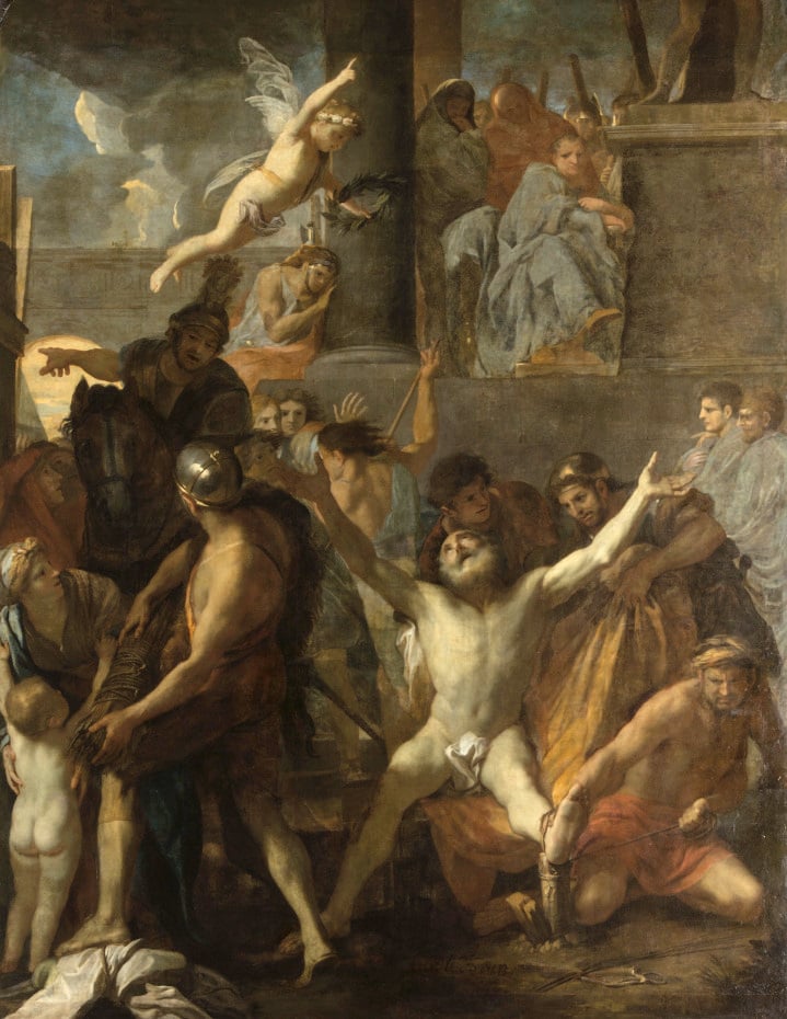 Charles Le Brun, Le Crucifiement de Saint Andre, Notre Dame