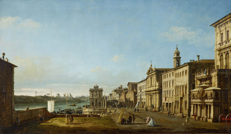 Düsseldorf. Kunstpalast. Bellotto, Via Ripetta