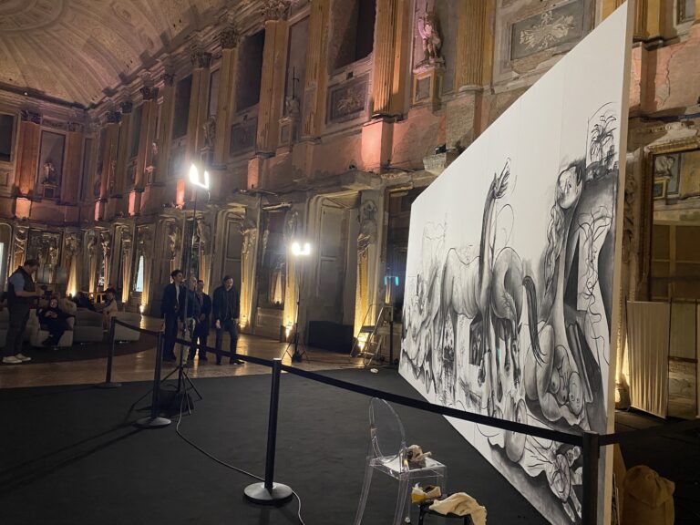 Ercole Pignatelli, MEMENTO AMARE SEMPER, dedicata a Guernica. Milano, Palazzo Reale