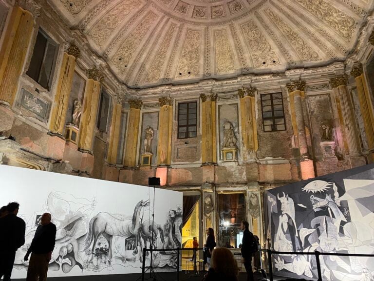 Ercole Pignatelli, MEMENTO AMARE SEMPER, dedicata a Guernica. Milano, Palazzo Reale