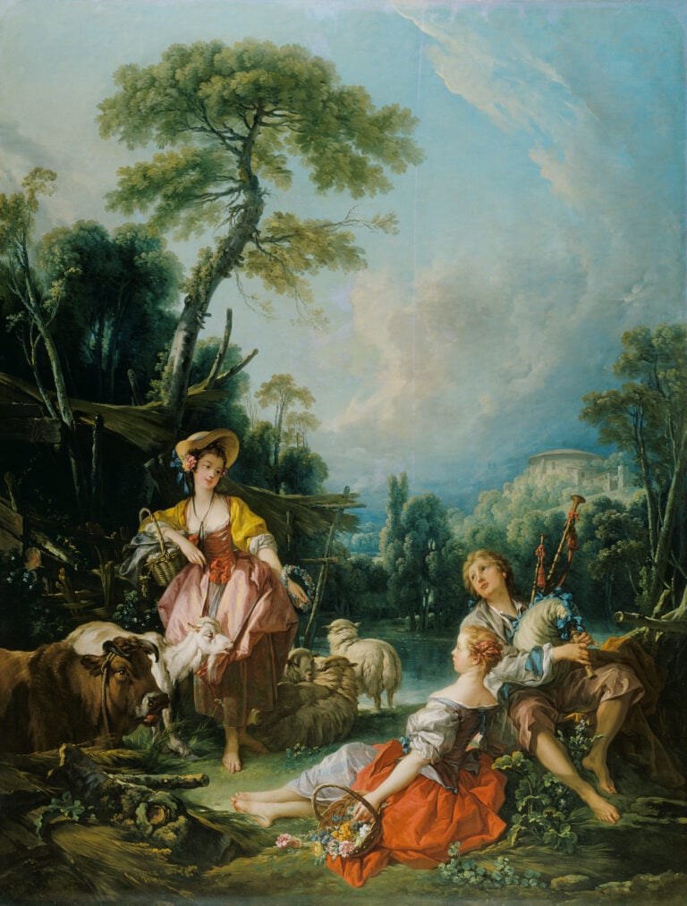 François Boucher, Pastoral with a Bagpipe Player, 1749 © The Trustees of the Wallace Collection