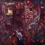 George Grosz, Metropolis 1916-1917. Museo Nacional Thyssen-Bornemisza, Madrid