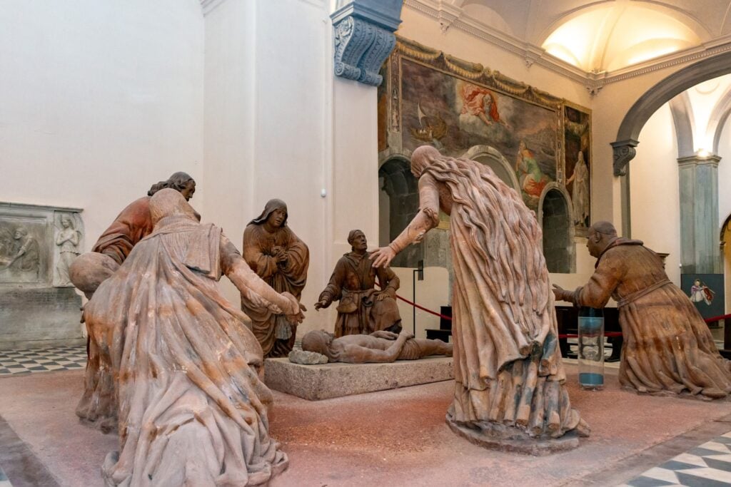 Guido Mazzoni, Compianto sul Cristo morto, 1492, Sant'Anna dei Lombardi, Napoli 