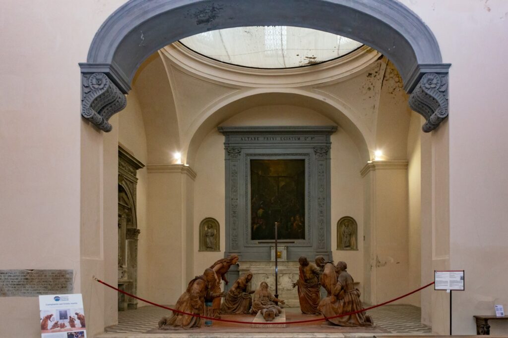 Guido Mazzoni, Compianto sul Cristo morto, 1492, Sant'Anna dei Lombardi, Napoli 2