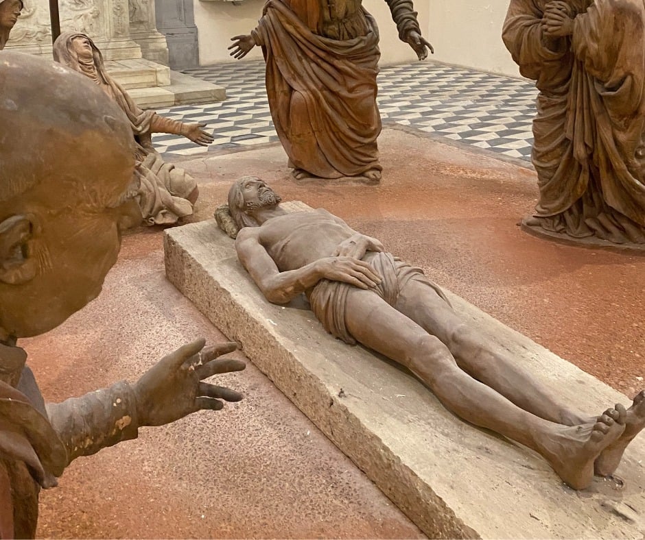 Guido Mazzoni, Compianto sul Cristo morto, 1492, Sant'Anna dei Lombardi, Napoli 3