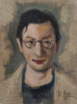 Giancarlo Vitali, Toto Colombo, 1953, 54x60 cm, Olio su tavola