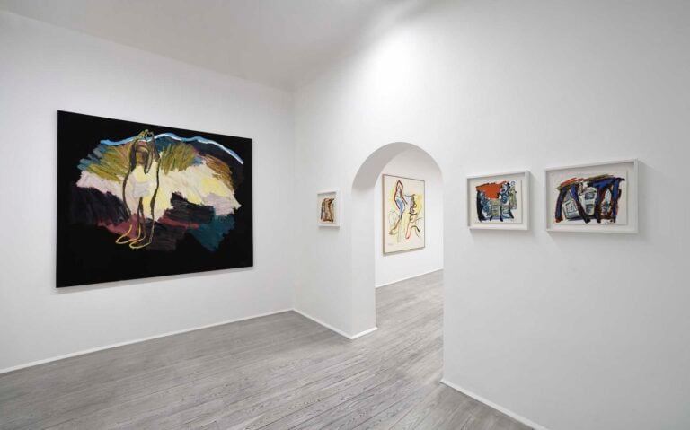 Karel Appel, Toscana, installation view at Galleria Poggiali, Firenze, 2024
