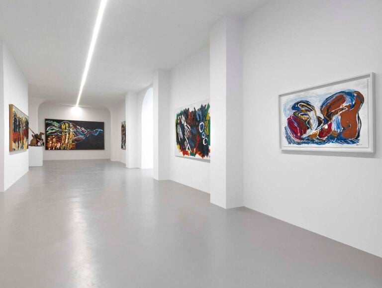 Karel Appel, Toscana, installation view at Galleria Poggiali, Firenze, 2024