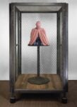 Louise Bourgeois CELL XVIII (PORTRAIT), 2000 Steel, Glass, Wood, Pink & Blue Fabric 81 1/2 x 48 1/2 x 50 1/2"; 207 x 123.1 x 128.2 cm. Photo: Christopher Burke, © The Easton Foundation/Licensed by S.I.A.E., Italy and VAGA at Artists Rights Society (ARS), NY