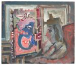 Mark Rothko, Untitled (seated figure in interior), c. 1938, National Gallery of Art, Gift of The Mark Rothko Foundation, Inc., 1986.56.511 © 2023 Kate Rothko Prizel & Christopher Rothko / BONO