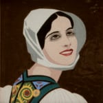Melkiorre Melis, Ragazza di Bono – Sorriso di Sardegna, 1926, terracotta dipinta e invetriata Photo Pierluigi Dessì, Confinivisivi