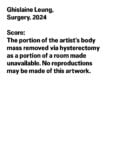 Surgery (2024), Ghislaine Leung a Basiilea (2024)