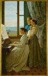 Silvestro Lega Il canto dello stornello 1867 olio su tela Firenze, Galleria d’arte moderna di Palazzo Pitti © 2024. Foto Scala, Firenze – su concessione Ministero Beni e Attività Culturali e del Turismo