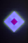Brian Eno, Solids I, 2023, Lightbox, 65 x 65 x 5.5 cm. Courtesy Galleria Michela Rizzo. Foto Francesco Piva
