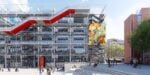 Centre Pompidou, la piazza, render del progetto di Moreau Kusunoki. Courtesy Moreau Kusunoki en association avec Frida Escobedo Studio