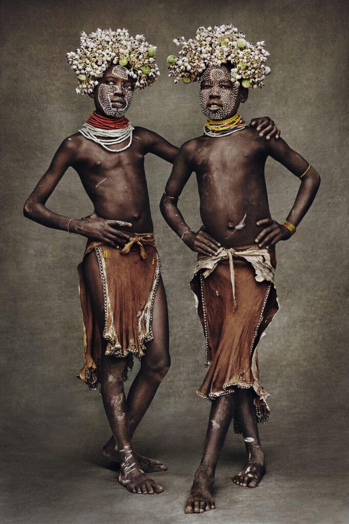 Children of the Kara, Duss Omo Valley Ethiopia, 2019 © Mario Testino