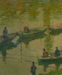 Claude Monet, Les Pêcheurs de Poissy, 1882, olio su tela, Museo del Belvedere, Vienna. Photo Alessandra Crocco