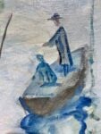 Claude Monet, Studio preparatorio Les Pêcheurs de Poissy, (dettaglio), 1882 ca., olio su tela, collezione privata. Photo Alessandra Crocco