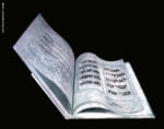 Emilio Isgrò, Le Tavole della Legge ovvero la Bibbia di vetro, 1994, courtesy Galleria Nazionale d’Arte Moderna e Contemporanea. Foto Silvio Scafoletti