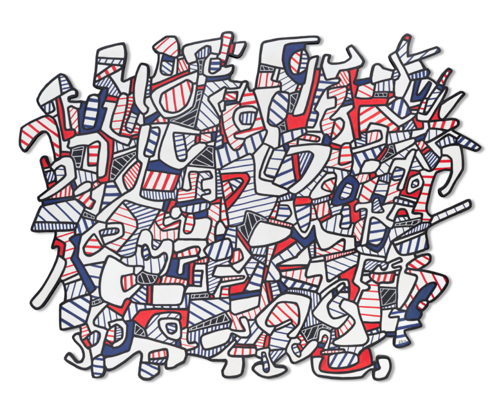 Jean Dubuffet, Lice Tapisse (1972). Courtesy Christie's Images Ltd.