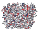 Jean Dubuffet, Lice Tapisse (1972). Courtesy Christie's Images Ltd.