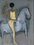 Marino Marini, Gentiluomo a cavallo, 1938 circa, tempera su tela, 129 x 97 cm. Museo Marino Marini, Firenze. Foto Archivio Museo Marino Marini Firenze