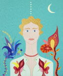 Mendini Fulvia, Luce, 2024, acrilico su tela, 60x50 cm