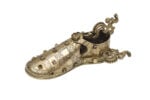 Reliquario della Vera Scarpa della Vergine, orafo spagnolo, 1606. Argento e vetro, Asti, Istituto Isnardi