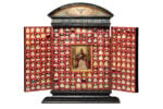 Reliquiario di Tutti i Santi, manifattura romana, 1564-66. Legno dipinto, Bosco M. Chiesa Parrocchiale